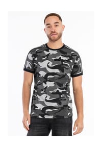 LONSDALE™ - Herren T-Shirt normale Passform GUNNISTA - Camo Grey