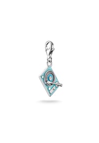 Thomas Sabo - Charm-Anhänger Plattenspieler - silberfarben, bunt