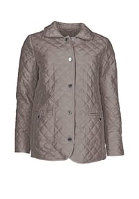 GOLDNER - Leichte Jacke mit regelmäßigem Stepp - jeansblau