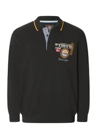 JAN VANDERSTORM - Langarm-Poloshirt LOKI - dunkelblau