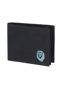 oxmox® New Cryptan - New Cryptan Geldbörse RFID Schutz 12 cm - schwarz-circle bloom cyan