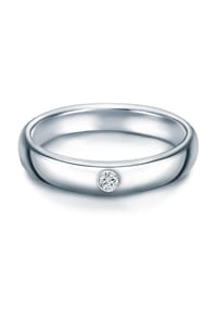 TRILANI 1934 - Damen Ring aus 925/- Sterling Silber in Silber mit Zirkonia - silber