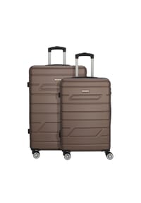 NOWI Bergamo - Bergamo 4 Rollen Kofferset 2-teilig - bronze