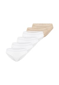 TRIUMPH - Tai Slip 6er Pack Feel of Modal - Beige / schwarz