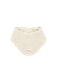 maximo® - BABY-Dreiecktuch, Strick Klettverschluß, Rückseite Strick, Futter - beigemeliert