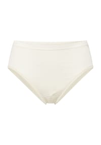 mey - Lights Hüftslip, Bordüre, uni, für Damen - PERLWEISS