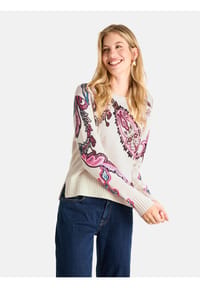 LIEBLINGSSTÜCK - Strickpullover, Rippbündchen, für Damen - 110 OFFWHITE