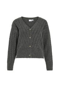 VILA - Pullover - Dark Grey Melange