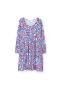 KITE - Damen Harbour Jersey Kleid Bio-Baumwolle - blau