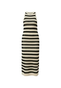 s.Oliver - Strickkleid, Baumwolle, für Damen - 99G5  GREY/BLACK