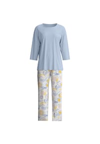 CALIDA - Damen 7/8-Pyjama EDITION 85 - harmony blue print