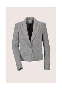 MADELEINE - Jersey-Blazer - grau / wollweiß