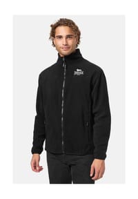 LONSDALE™ - Herren Fleecejacke normale Passform ARDGOUR - Black/White