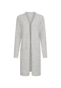 camel active - Strickjacke mit aufgesetzten Taschen - Grau