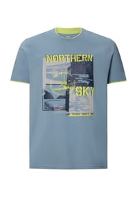 JAN VANDERSTORM - T-Shirt HENTUR - blau