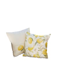 LOBERON - Kissenhülle 2er Set Lantagenet gelb/beige - gelb/beige