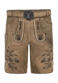 STOCKERPOINT - Lederhose Harald, Stickerei, für Herren - KORN GESPECKT
