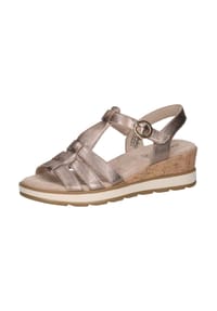 Caprice - Leder Sandalen - Hellbeige