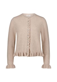 CARTOON - Cardigan mit Rüschen - Grau