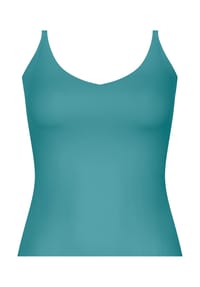 sloggi - Zero Feel 2.0 Top, nahtlos, V-Ausschnitt, für Damen - 0003 NAVY BLUE