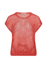BETTY & CO - Strickpullunder mit Effektgarn - Dunkelrot