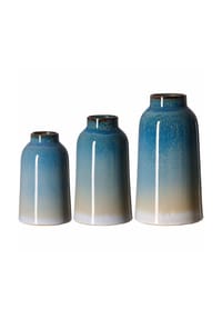 Ritzenhoff & Breker Vasen Leria 3er Set blau - LERIA - blau