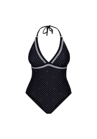 JOOP! - Badeanzug Polka Dots - Black Beauty AOP