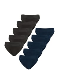 normani® - 10 Slips aus Bio-Baumwolle Sliwen - Dunkelblau