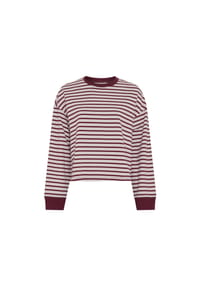MSCH COPENHAGEN - Pullover, Baumwolle, für Damen - EGRET/RHODODEND