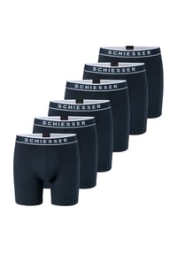 SCHIESSER - Long Short / Pant 6er Pack 95/5 Cotton - Mehrfarbig