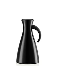 eva solo - Isolierkanne, Glas/Kunstoff/Edelstahl, Schwarz, 1 L - Grau