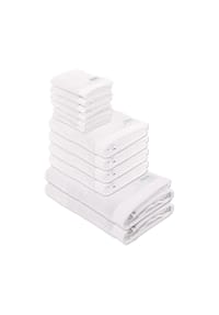 TOM TAILOR - Handtuch Set, 12-tlg. - Color Bath, 2x Duschtuch, 4x Handtuch, 6x Gästetuch - Blau