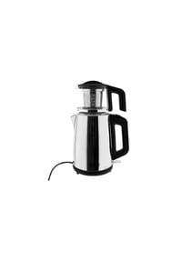 mulex® - Mulex Tee Express 2-in-1 Teekocher & Wasserkocher aus Edelstahl - - Silber 37 x 16 cm