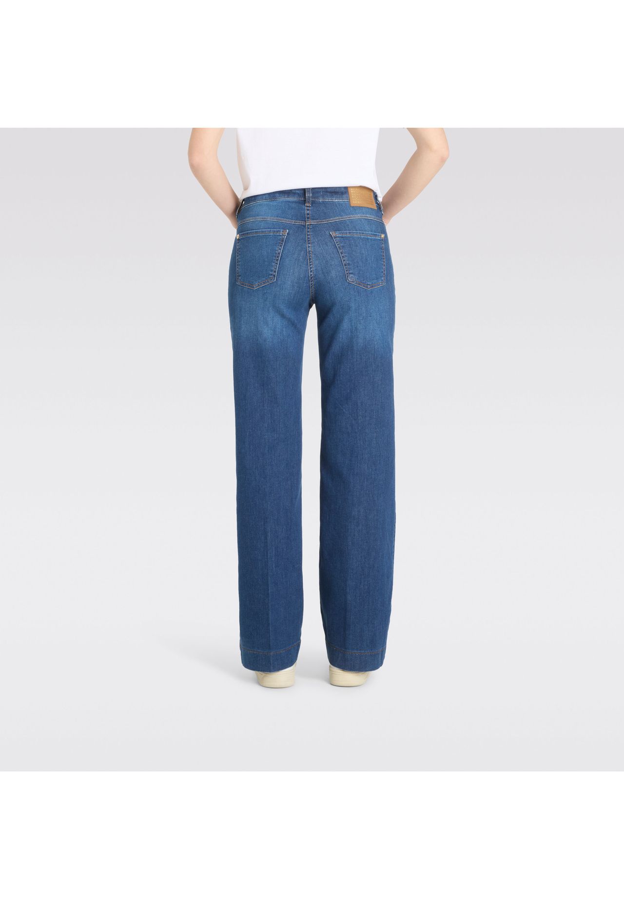 Mac Jeans, Wide-Fit, 5-Pocket-Style, FüR Damen, Blau, 44/32