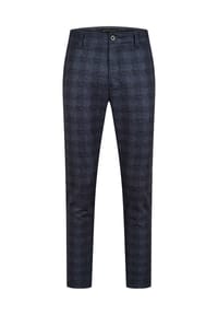 JEFF - Anzughose JFLeo - Brown check