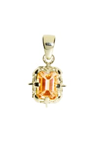 OSTSEE-SCHMUCK® - Anhänger , Annerose 8x6 mm , Gold 333/000 - gold
