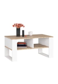 Akord - Rockford Couchtisch - artisan-eiche/schwarz