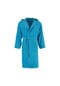 VOSSEN® Bademäntel unisex Kurzmantel mit Kapuze Texas turquoise - 5570 Bild 1