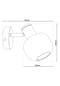 näve Leuchten Glas-Wandspot "LIBBY" H: 16cm messing Bild 9