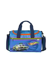 COFI - Hot Wheels Sporttasche Praktische Gymbag für kleine Rennfahrer - Blau 35x24x16cm