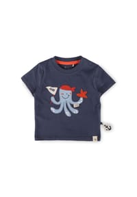 sigikid® - T-Shirt Ahoi Little Pirate ,  für Babys - Dunkelblau