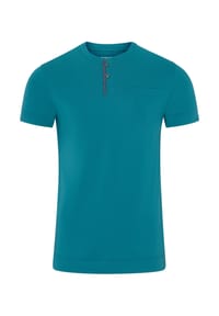 JOCKEY® - Schlafanzug-Oberteil, Henley-Ausschnitt, für Herren - 364 SINCERELY TEAL