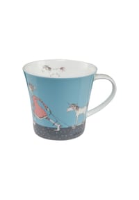 Goebel Coffee-/Tea Mug Die sind doch alle verrückt - Barbara Freundlieb - Blau Grau