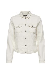 ONLY® - Jeansjacke, Brusttaschen, Knopfleiste, für Damen - 234755 ECRU