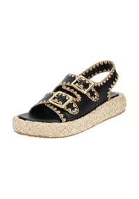 STEVE MADDEN - Leder Sandalen - Schwarz