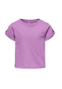 ONLY® - T-Shirt, Knoten-Detail, für Kinder - AFRICAN VIOLET 0