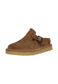 CLARKS® - Sandale Solsbury Mule mit superweichem Fußbett - 1224 Cola Suede