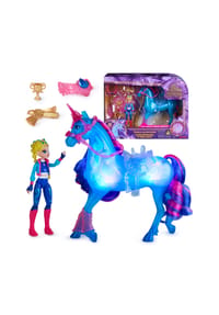 SPIN MASTER™ - Spielset Unicorn Academy Train & Glow River - 