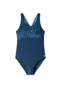SCHIESSER - Badeanzug Aqua Teen Girls - blau