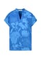 BICALLA Blusen-Shirt mit Blüten-Print in Blau Bild 1